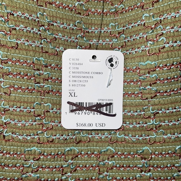 FREE PEOPLE DAHLIA MAXI DRESS IN MOSSTONE COMBO NWT XL - Picture 12 of 12